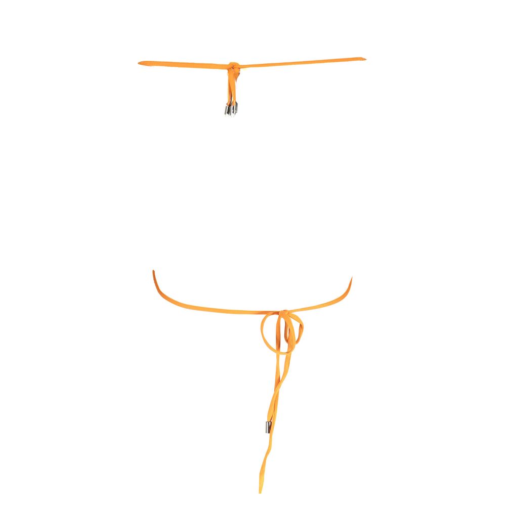 Bañadores de poliéster naranja
