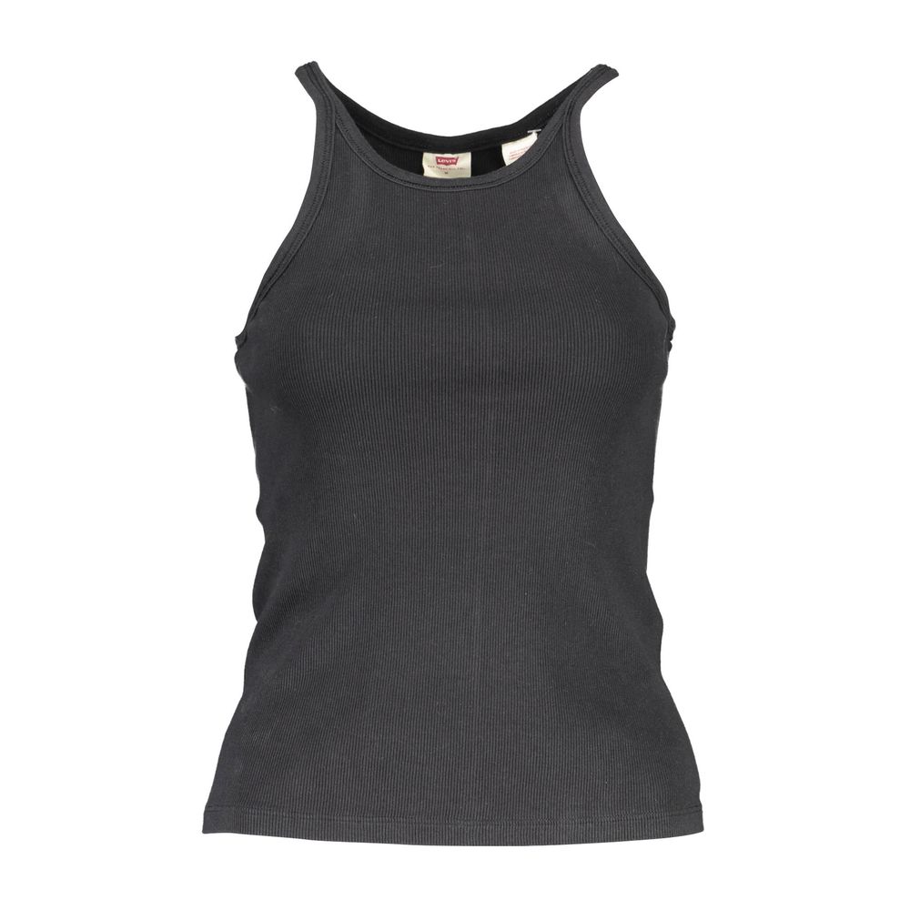 Camisa negra de algodón