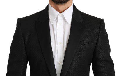 Slim Fit Martini Black Blazer Jacket