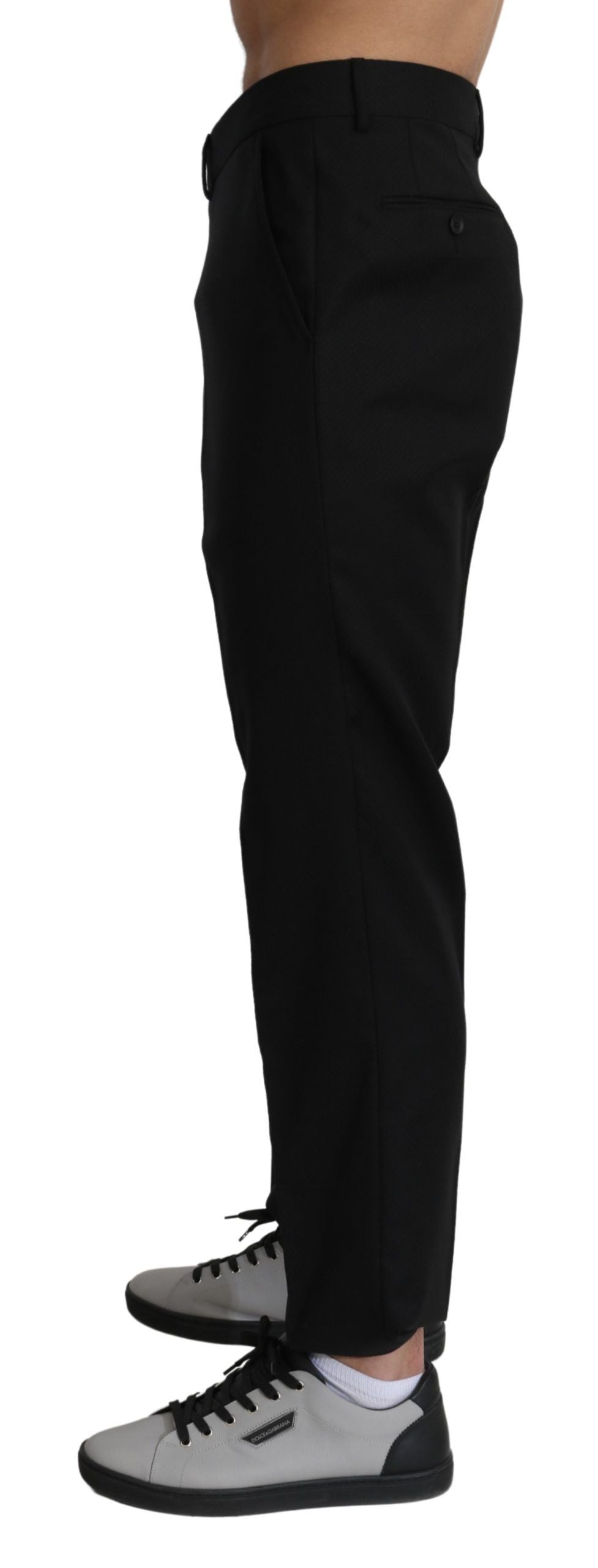 Pantalones formales elegantes de corte ajustado