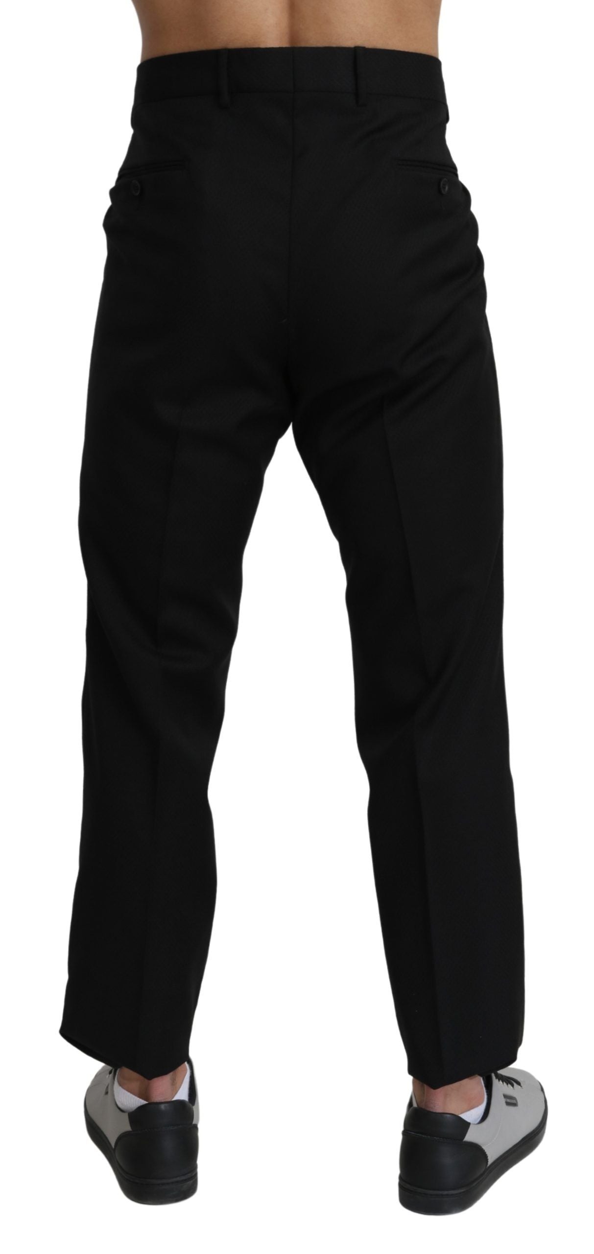 Pantalones formales elegantes de corte ajustado