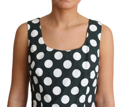 Chic Polka Dot A-line Sleeveless Dress