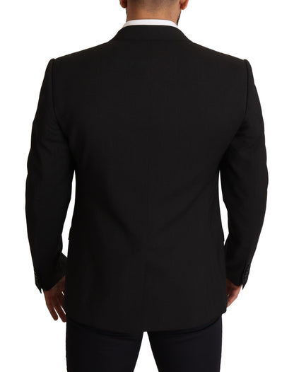 Elegante chaqueta blazer tipo martini de corte entallado