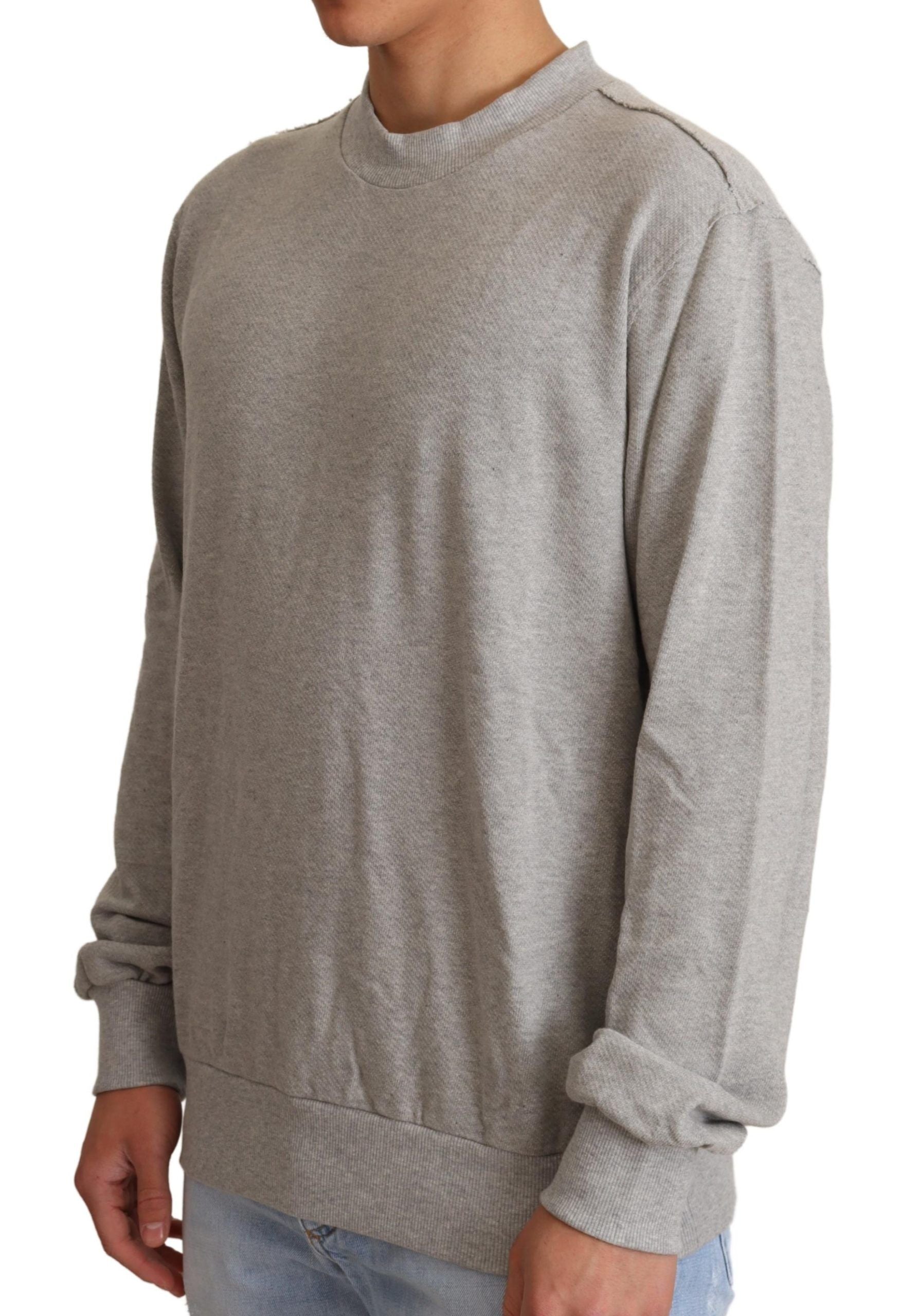 Sophisticated Gray Crewneck Sweater