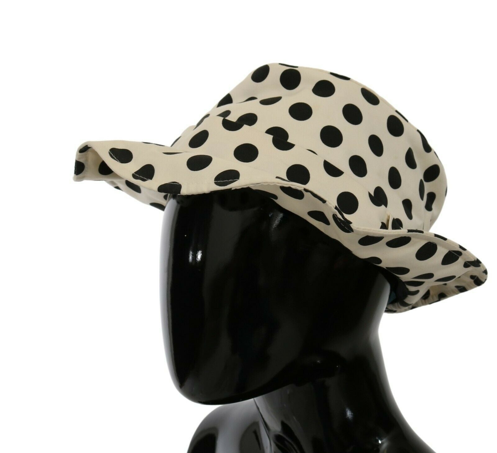 Elegante sombrero Trilby de lunares negros