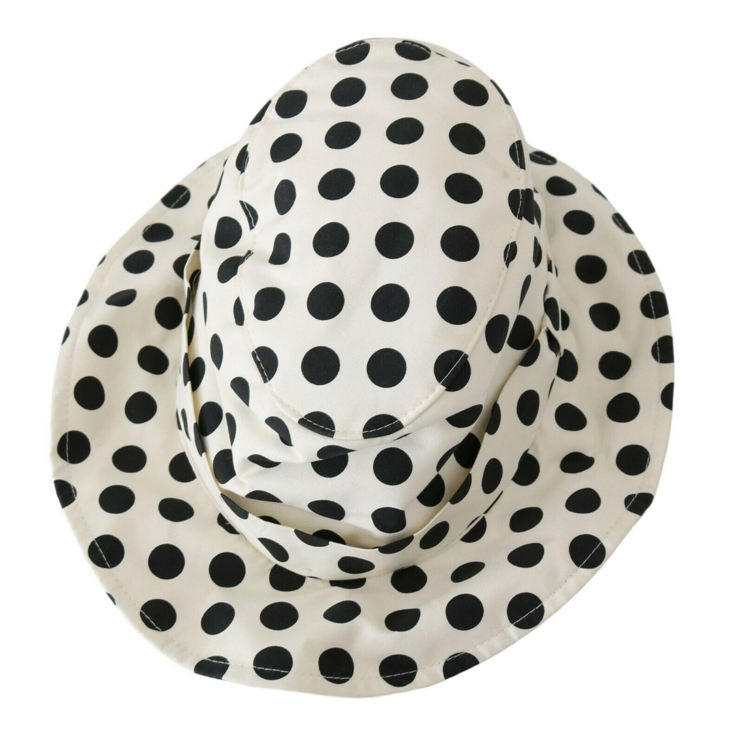 Elegante sombrero Trilby de lunares negros