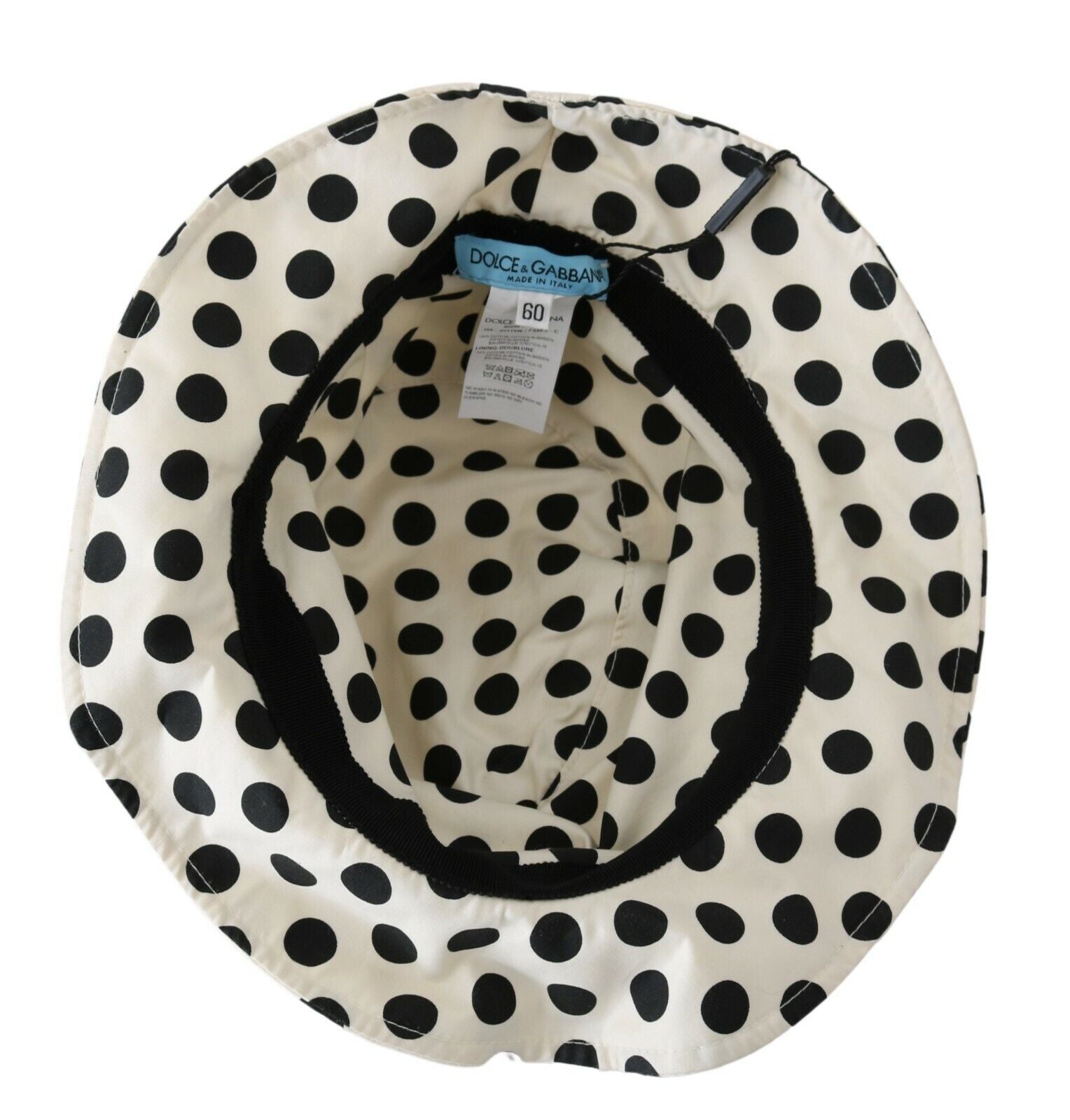 Elegante sombrero Trilby de lunares negros