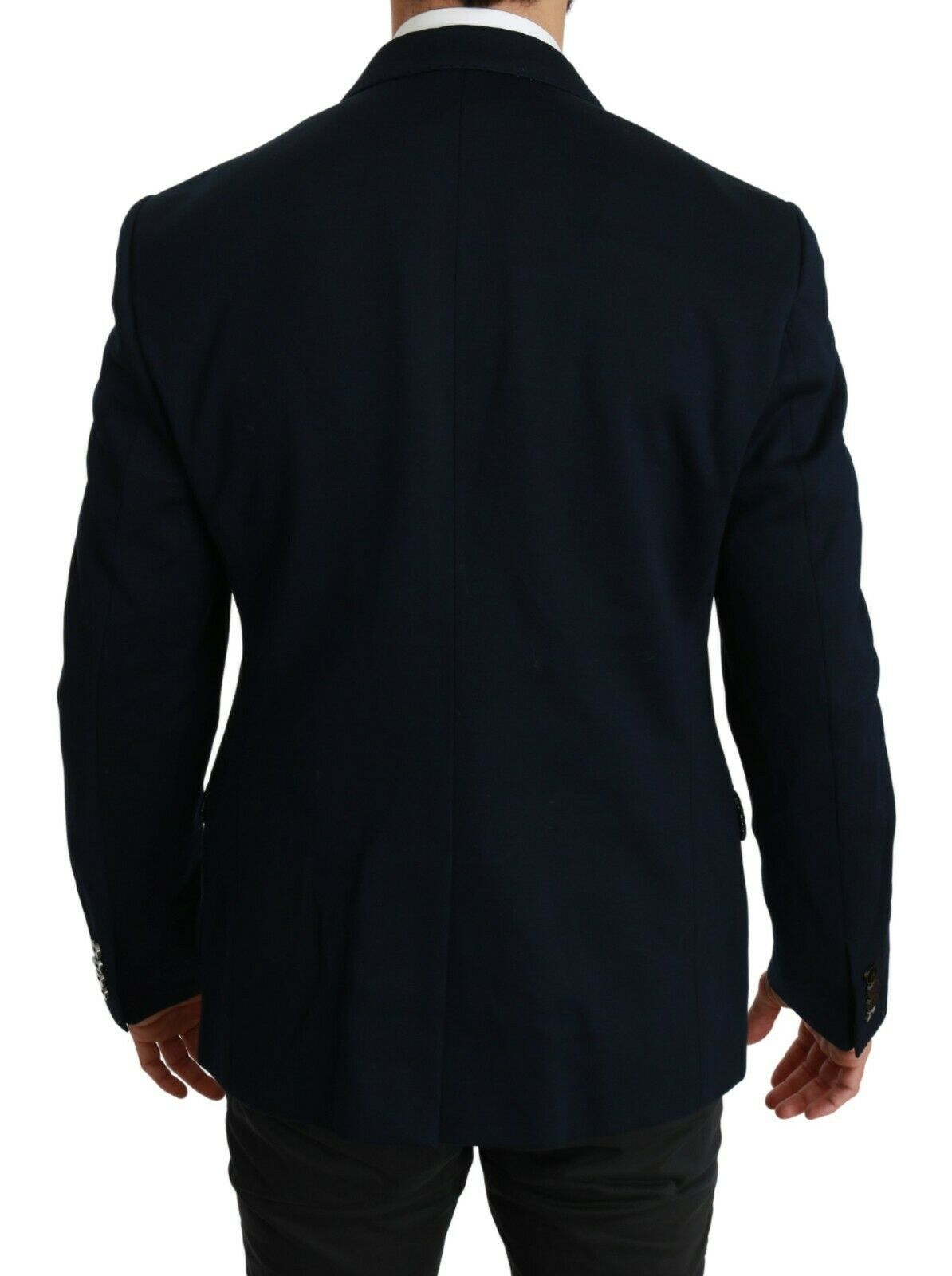 Blazer azul oscuro elegante y ajustado para hombre