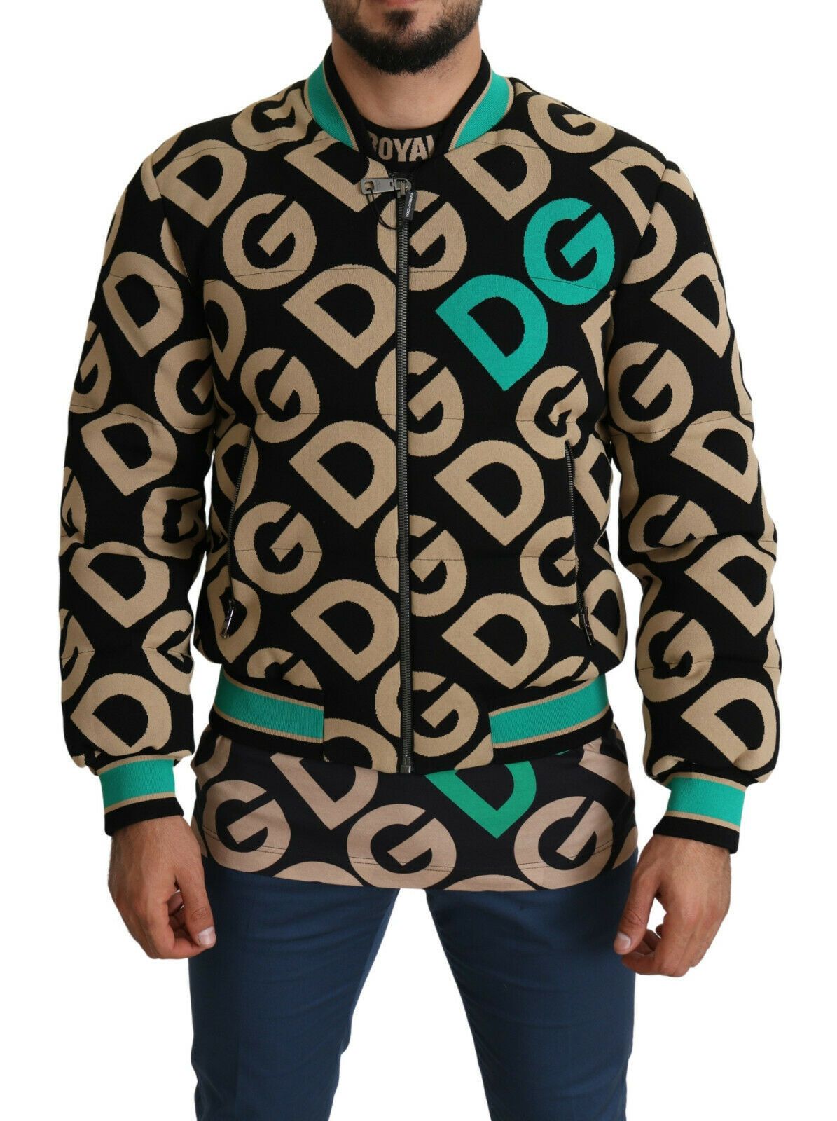 Iconic Printed Bomber Jacket – Exquisite Design