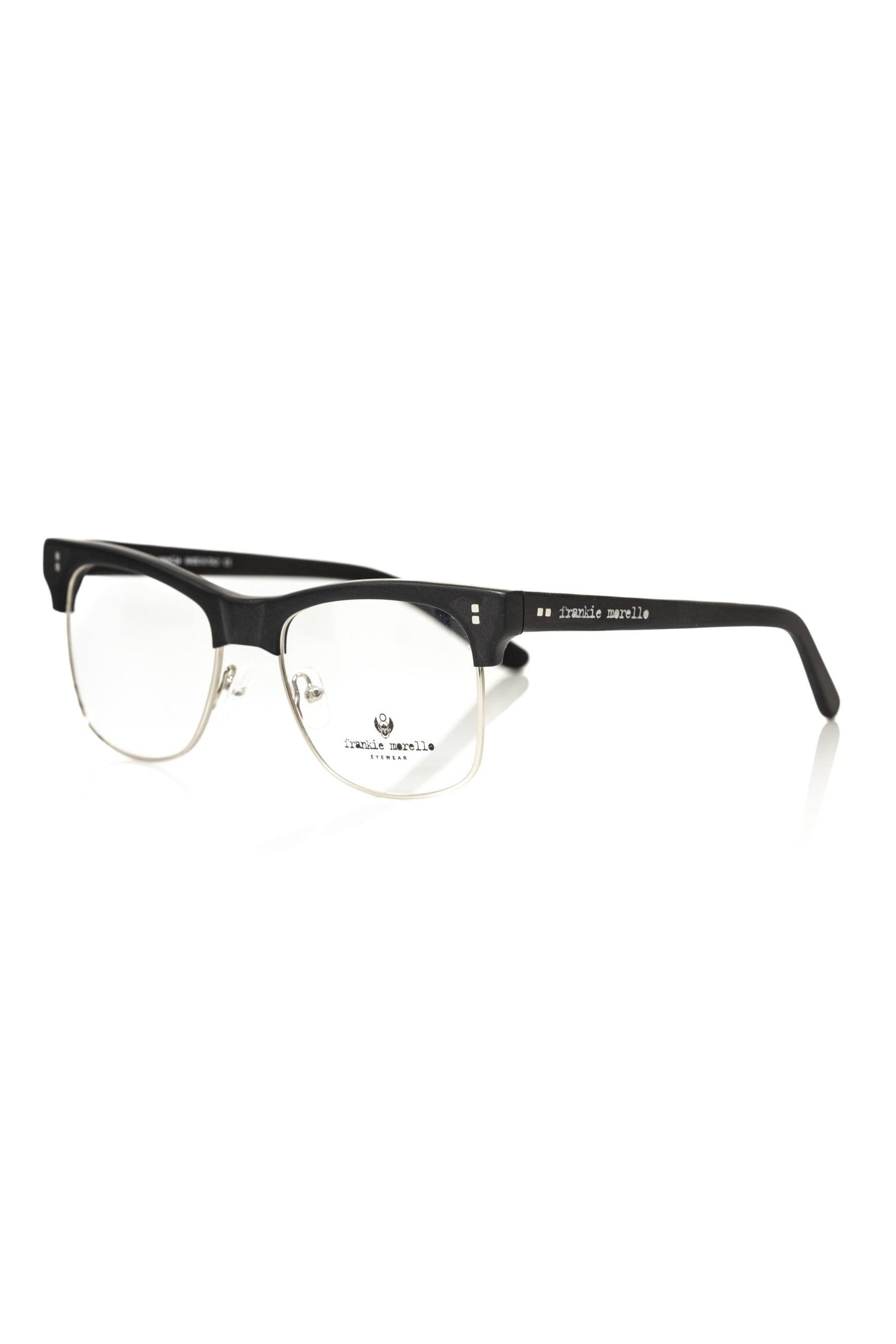 Montura de gafas unisex de acetato negro