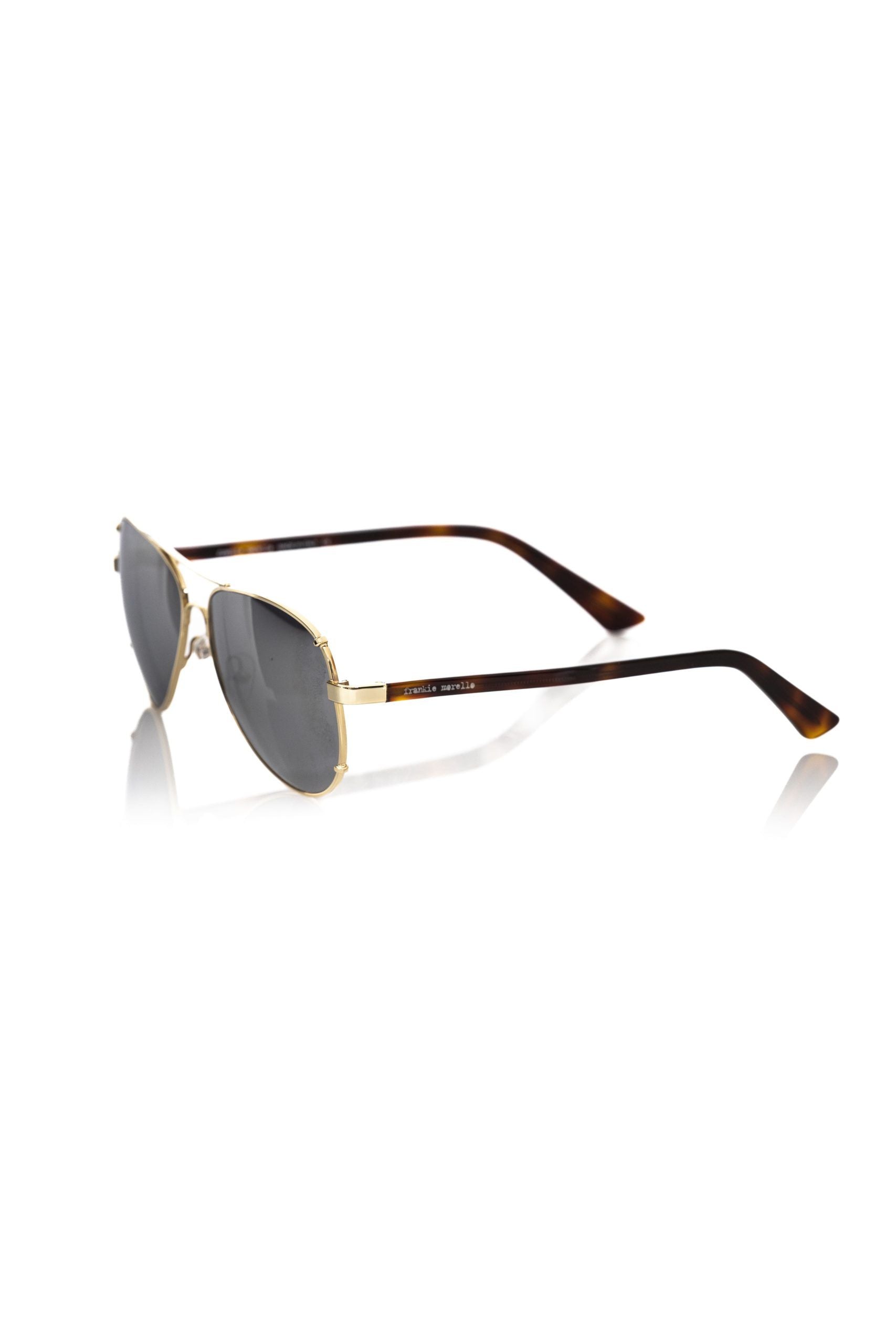 Gold Metallic Fiber Men's Sunglass