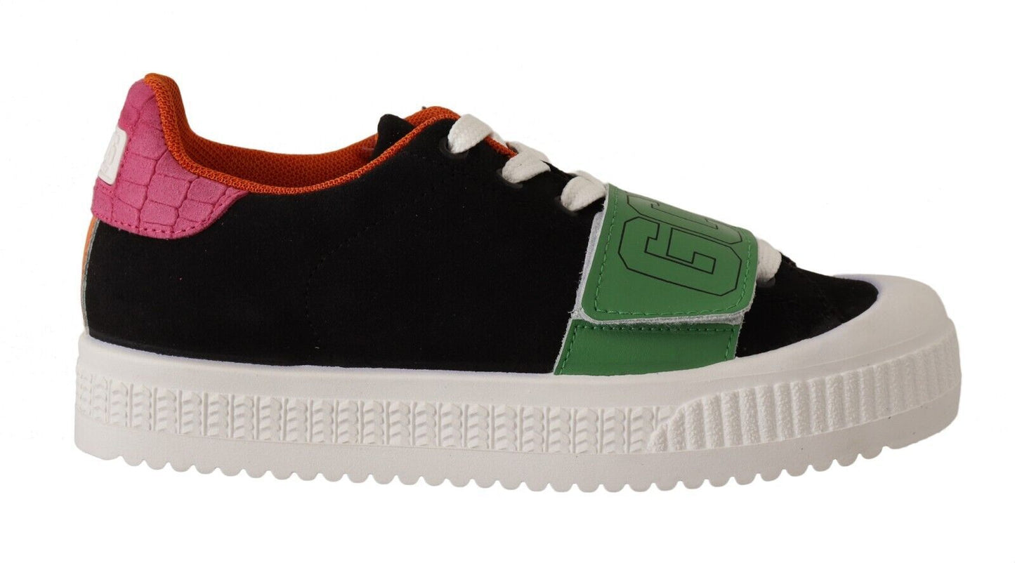 Zapatillas deportivas bajas con cordones y estilo multicolor