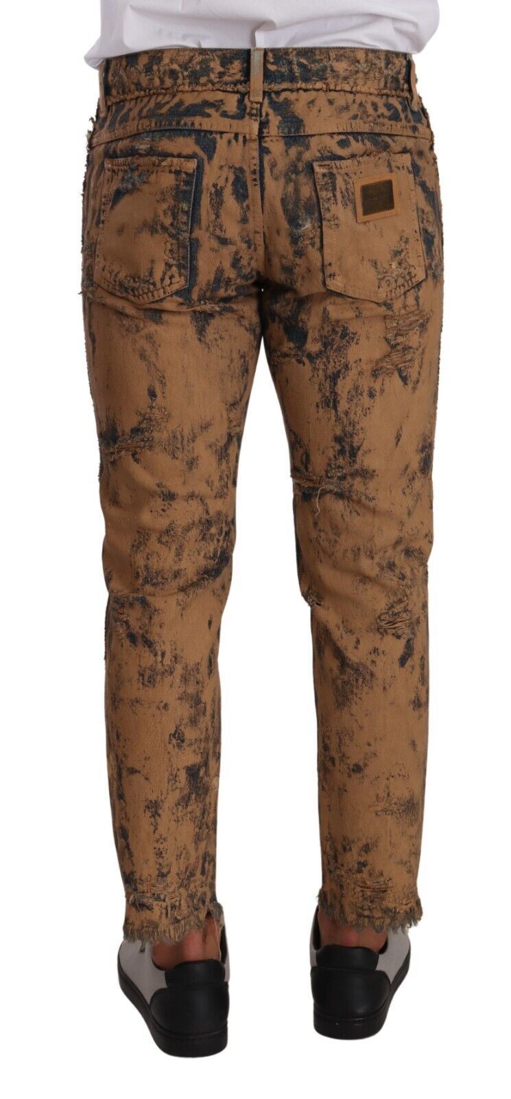 Authentic Distressed Denim Classic Trousers