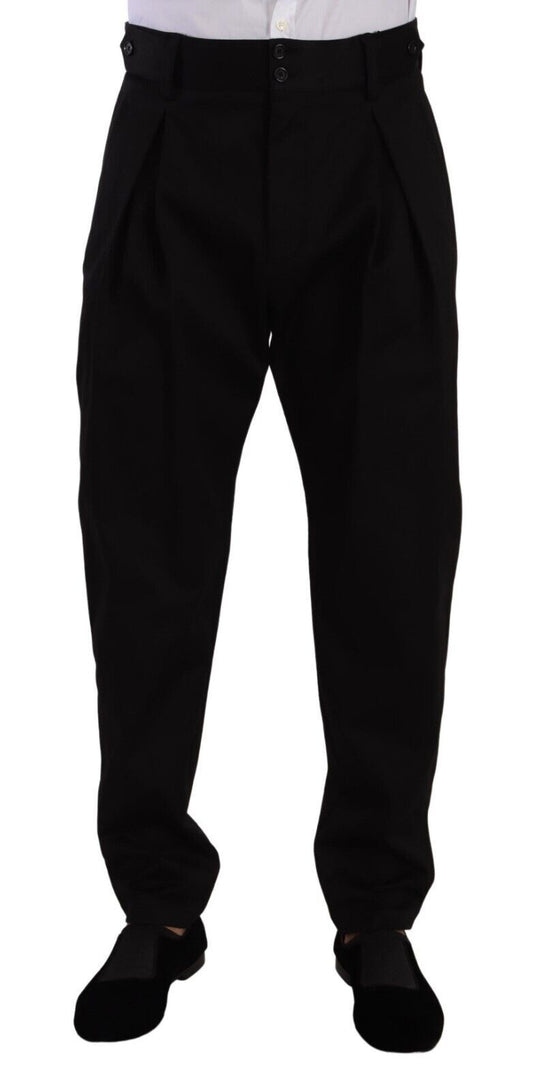 Elegante pantalón slim fit de algodón