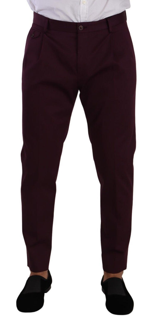 Pantalones chinos morados elegantes para el hombre moderno