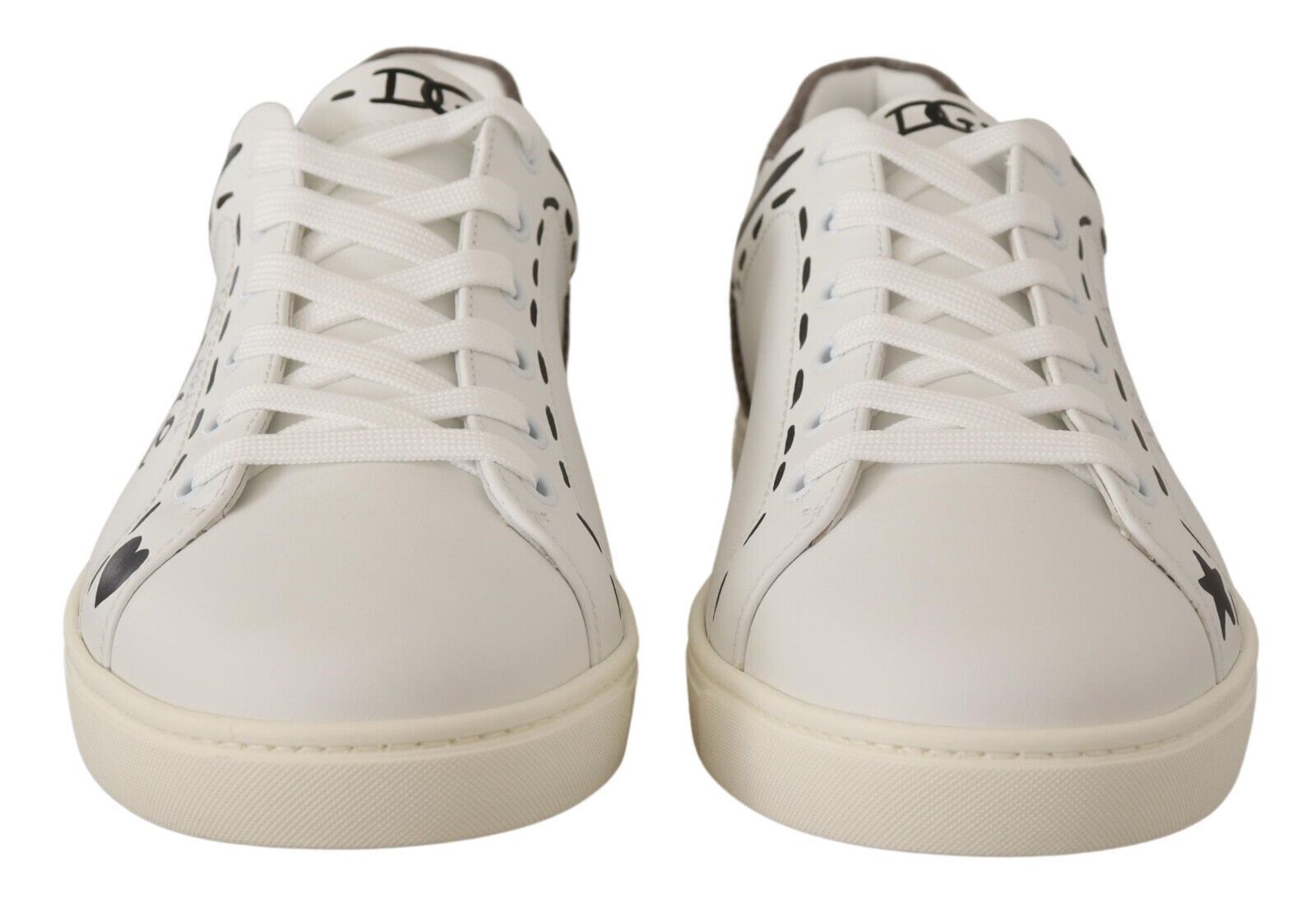 Zapatillas deportivas elegantes de piel blanca para uso casual