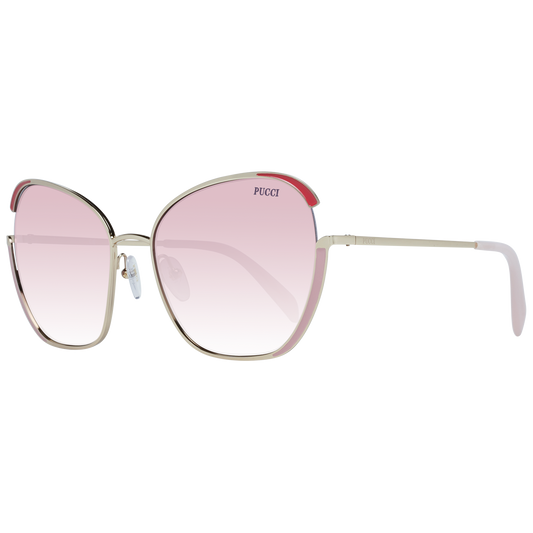 Gafas de sol doradas para mujer