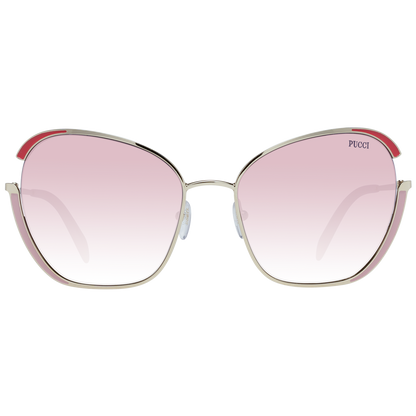 Gafas de sol doradas para mujer