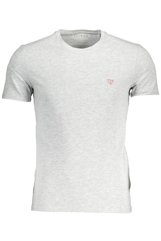 Camiseta de algodón gris para hombre