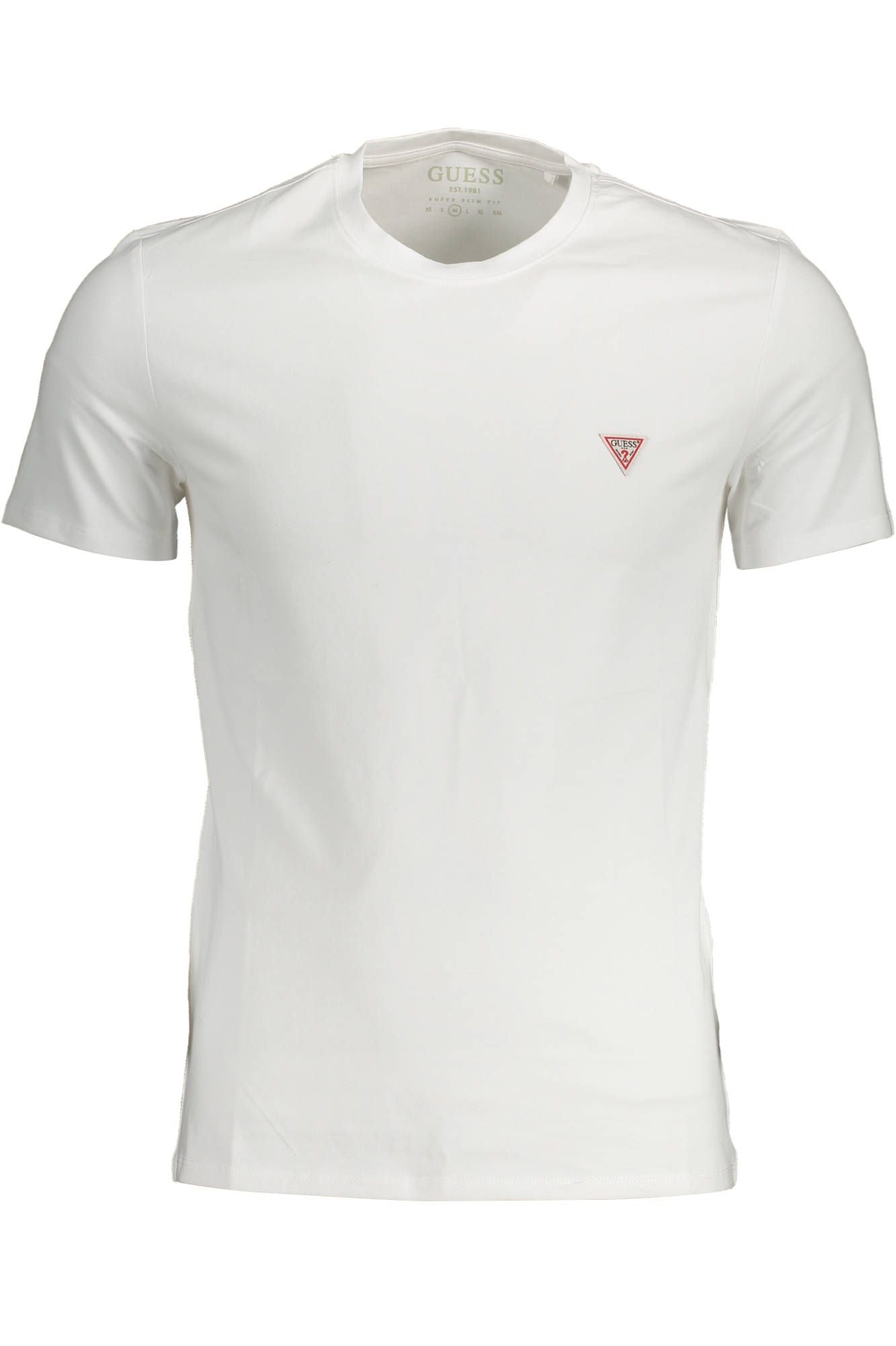 Camiseta blanca de algodón para hombre