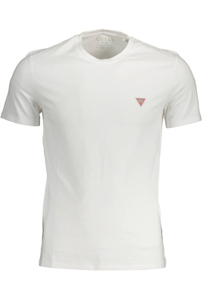 Camiseta blanca de algodón para hombre