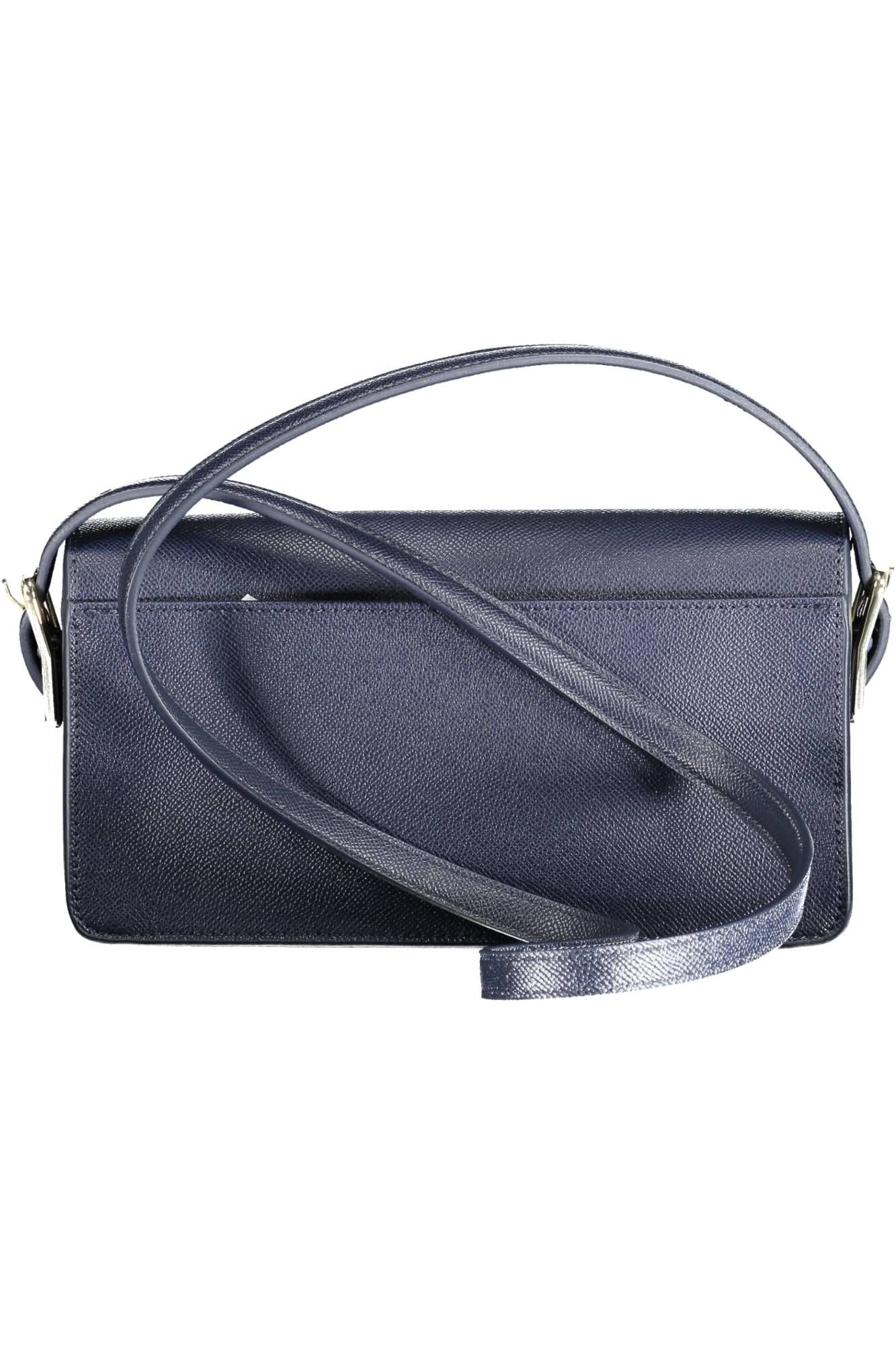 Blue Polyethylene Women Handbag