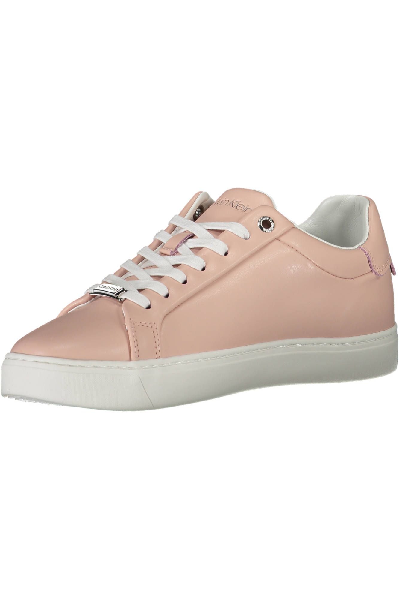 Zapatillas de piel color rosa para mujer