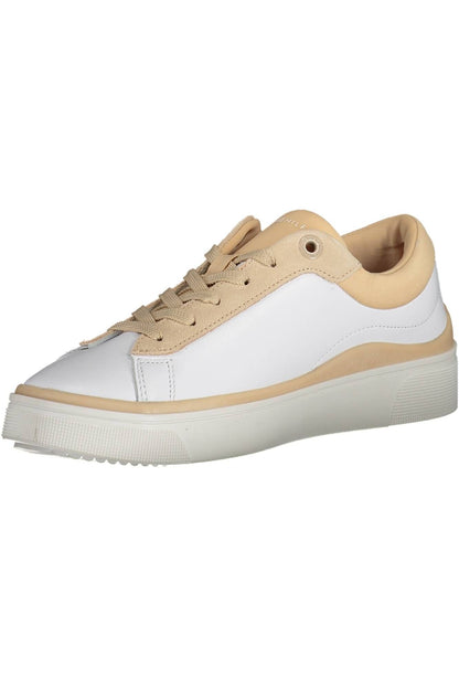 White Leather Women Sneaker