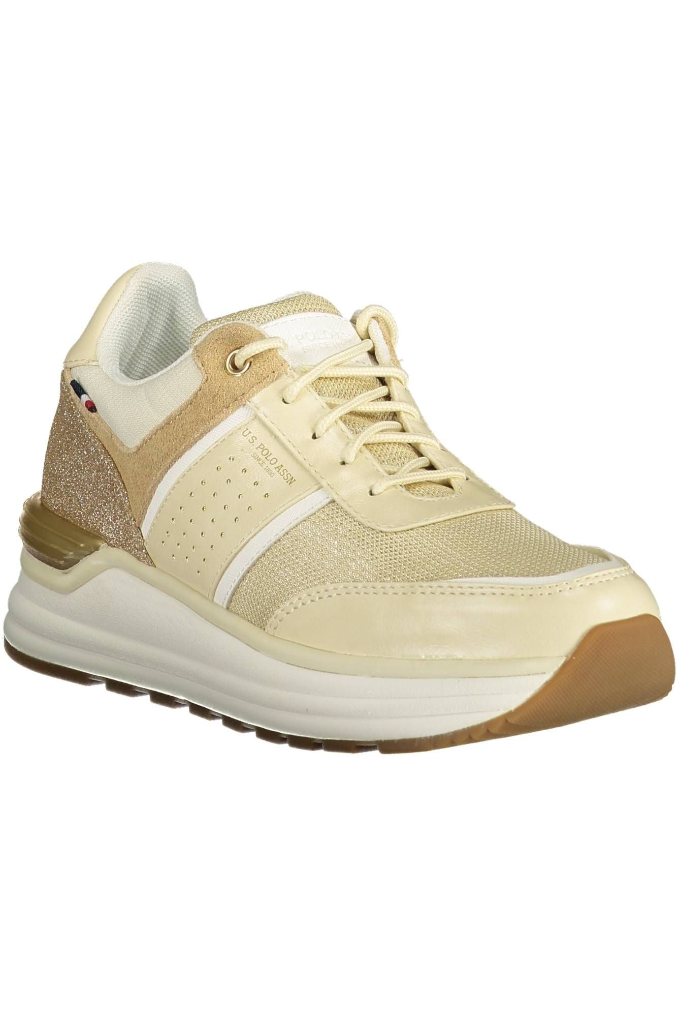 Beige Eco Suede Women Sneaker