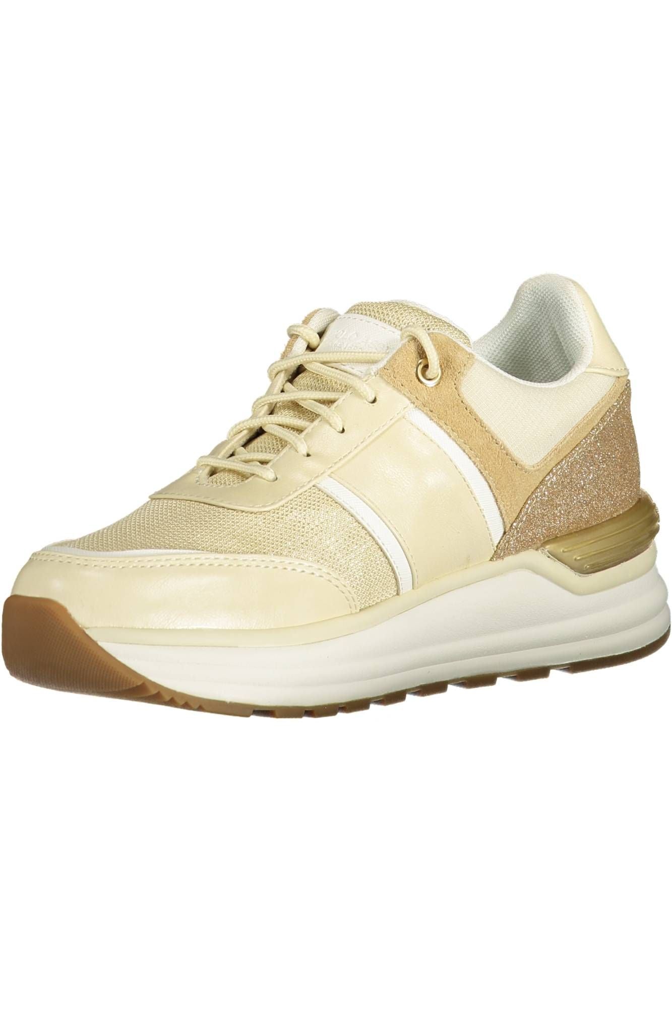 Beige Eco Suede Women Sneaker