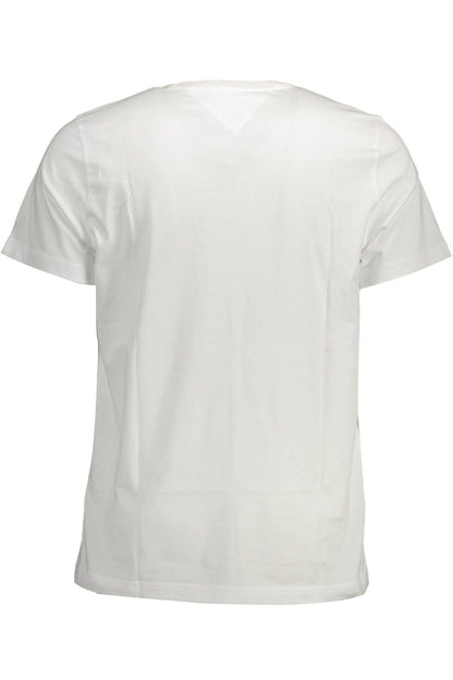 Camiseta de algodón blanca para hombre