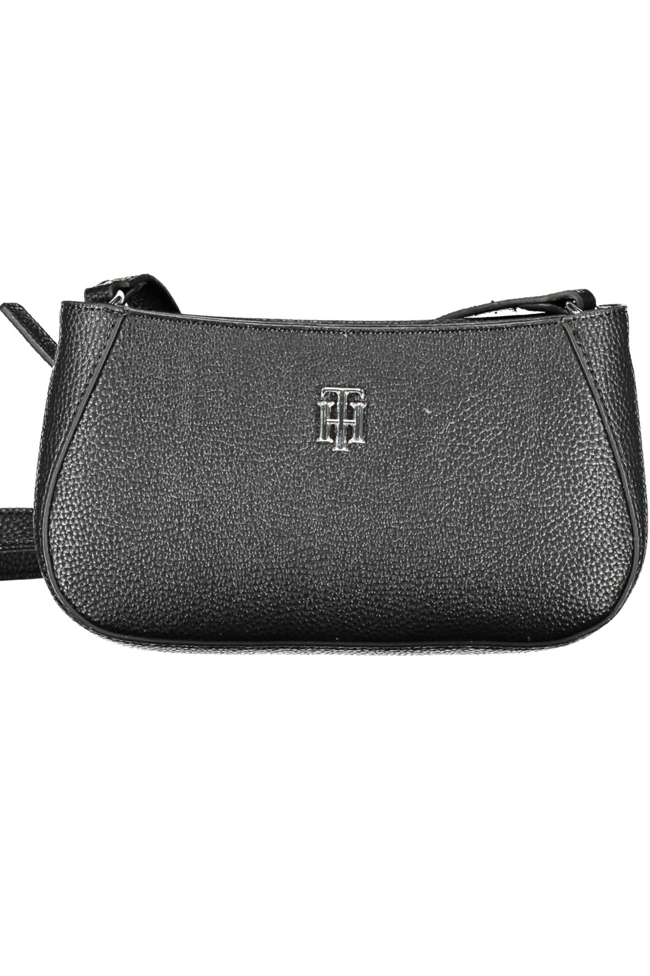 Bolso de mano de mujer de polietileno negro