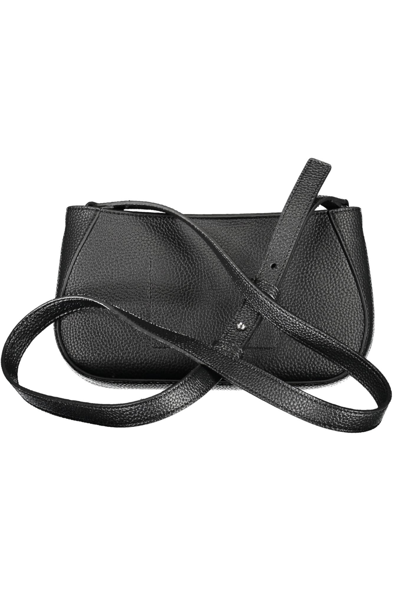 Bolso de mano de mujer de polietileno negro