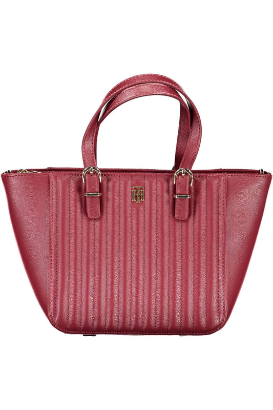 Bolso de mano para mujer de polietileno rojo