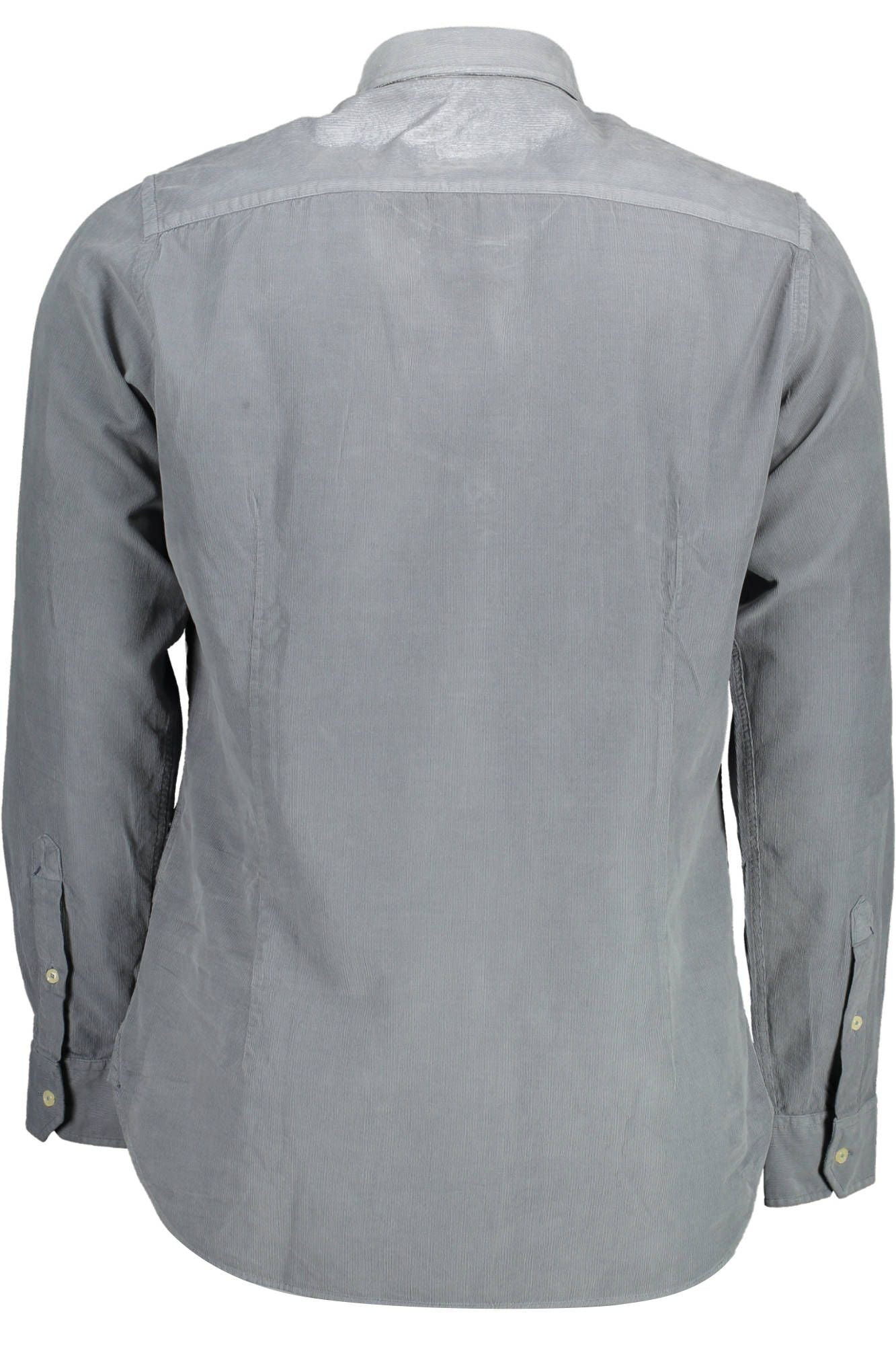 Blue Cotton Men Shirt