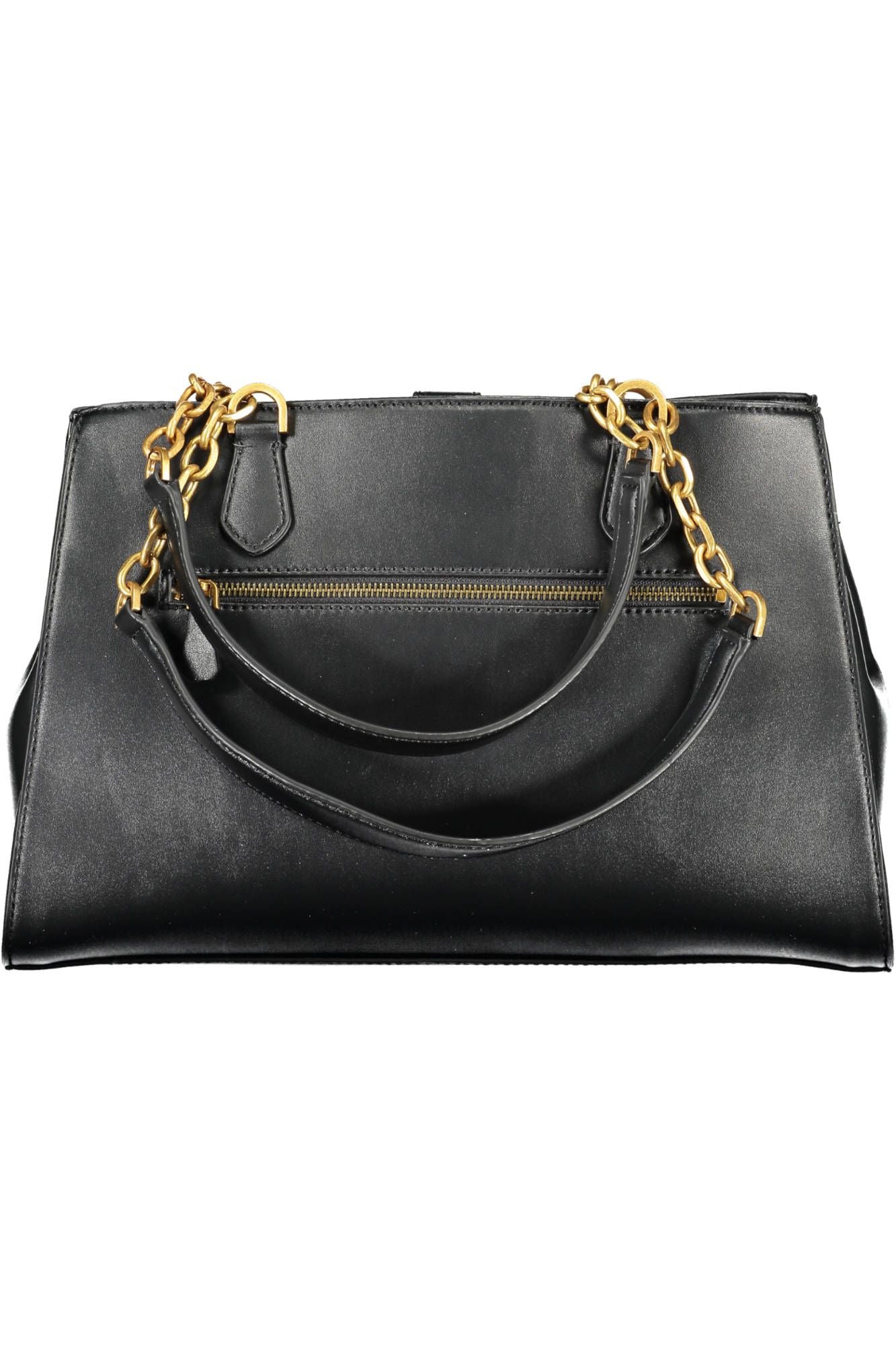 Bolso de mano de mujer de polietileno negro