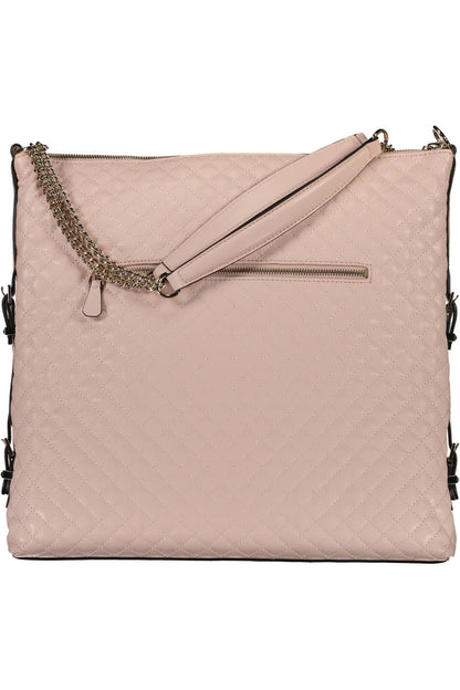 Bolso de mano para mujer de polietileno rosa