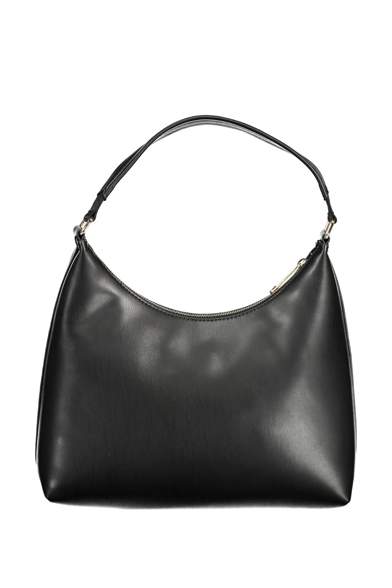 Bolso de mano de mujer de polietileno negro