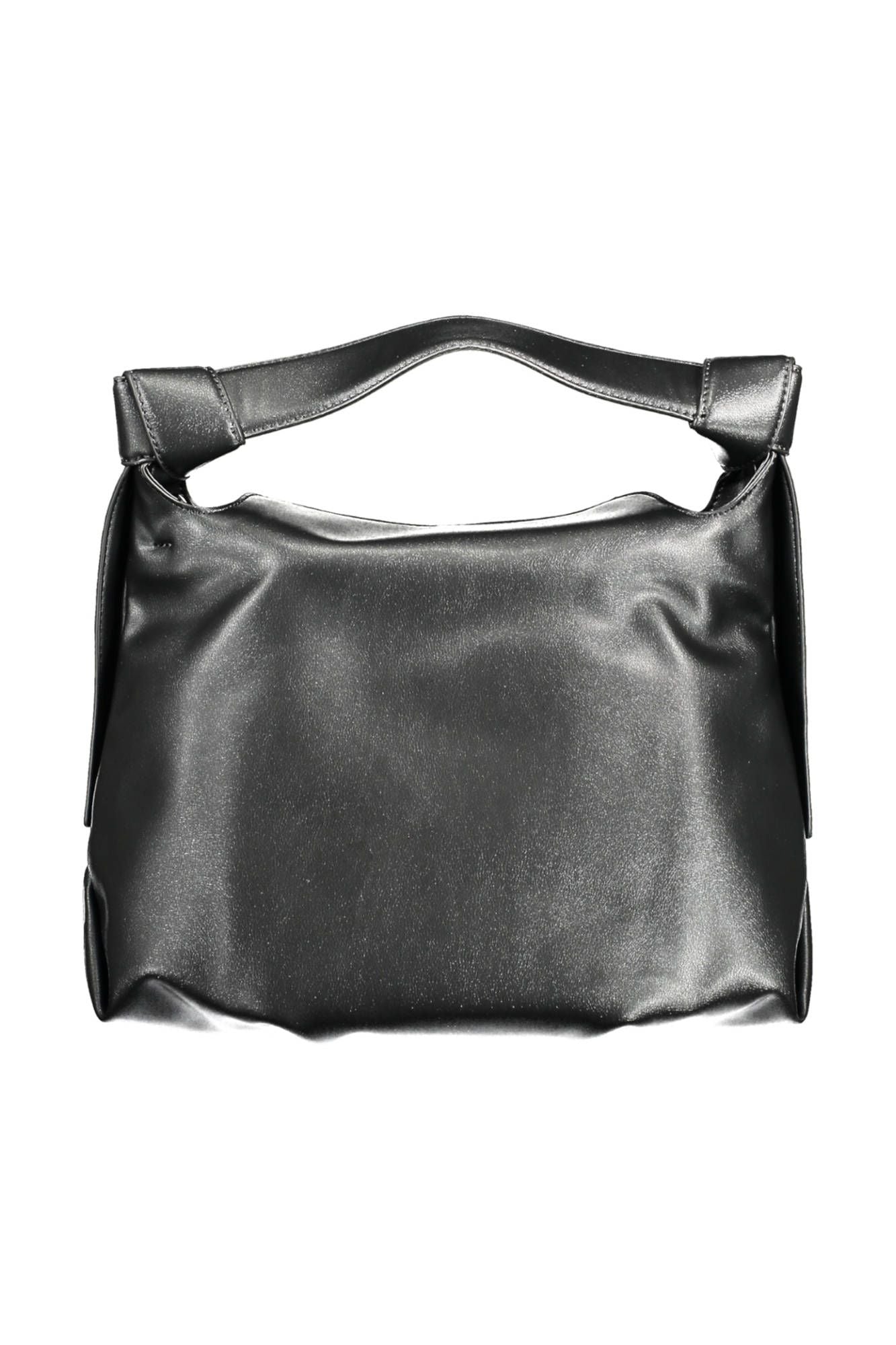 Bolso de mano de mujer de poliéster negro