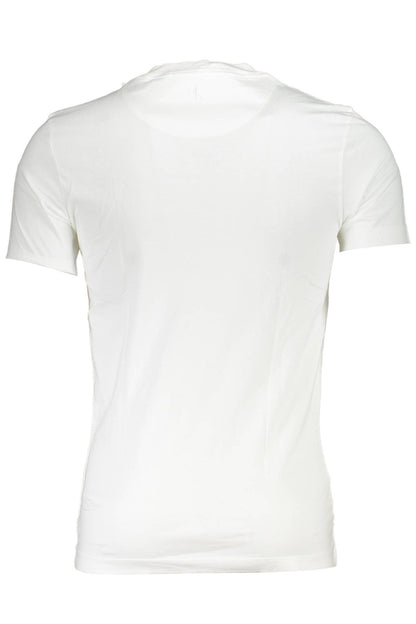 Camiseta de algodón blanca para hombre