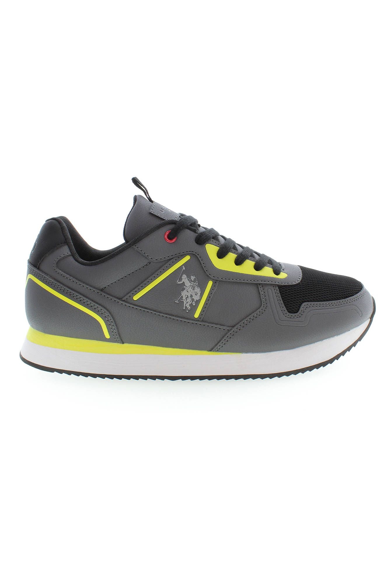 Zapatillas deportivas de poliéster gris para hombre