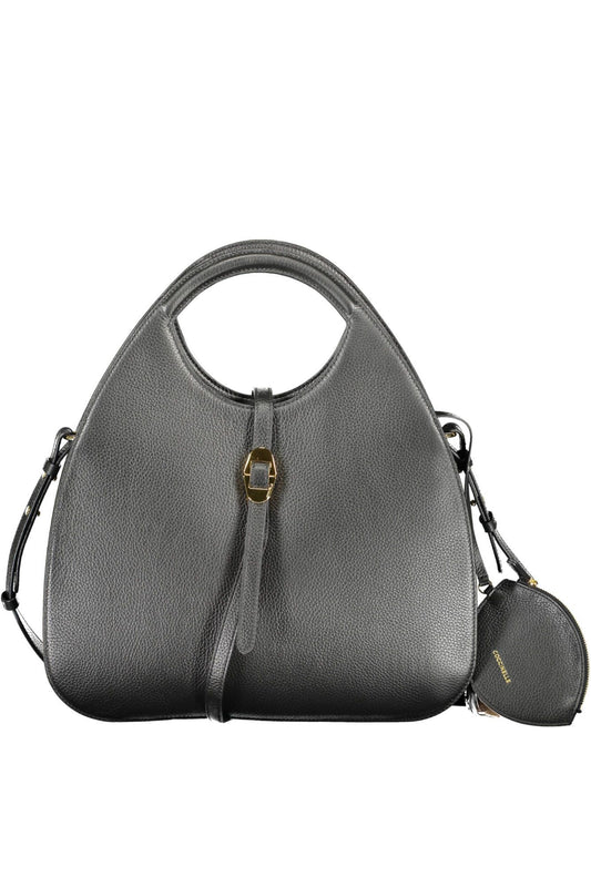 Black Leather Women Handbag