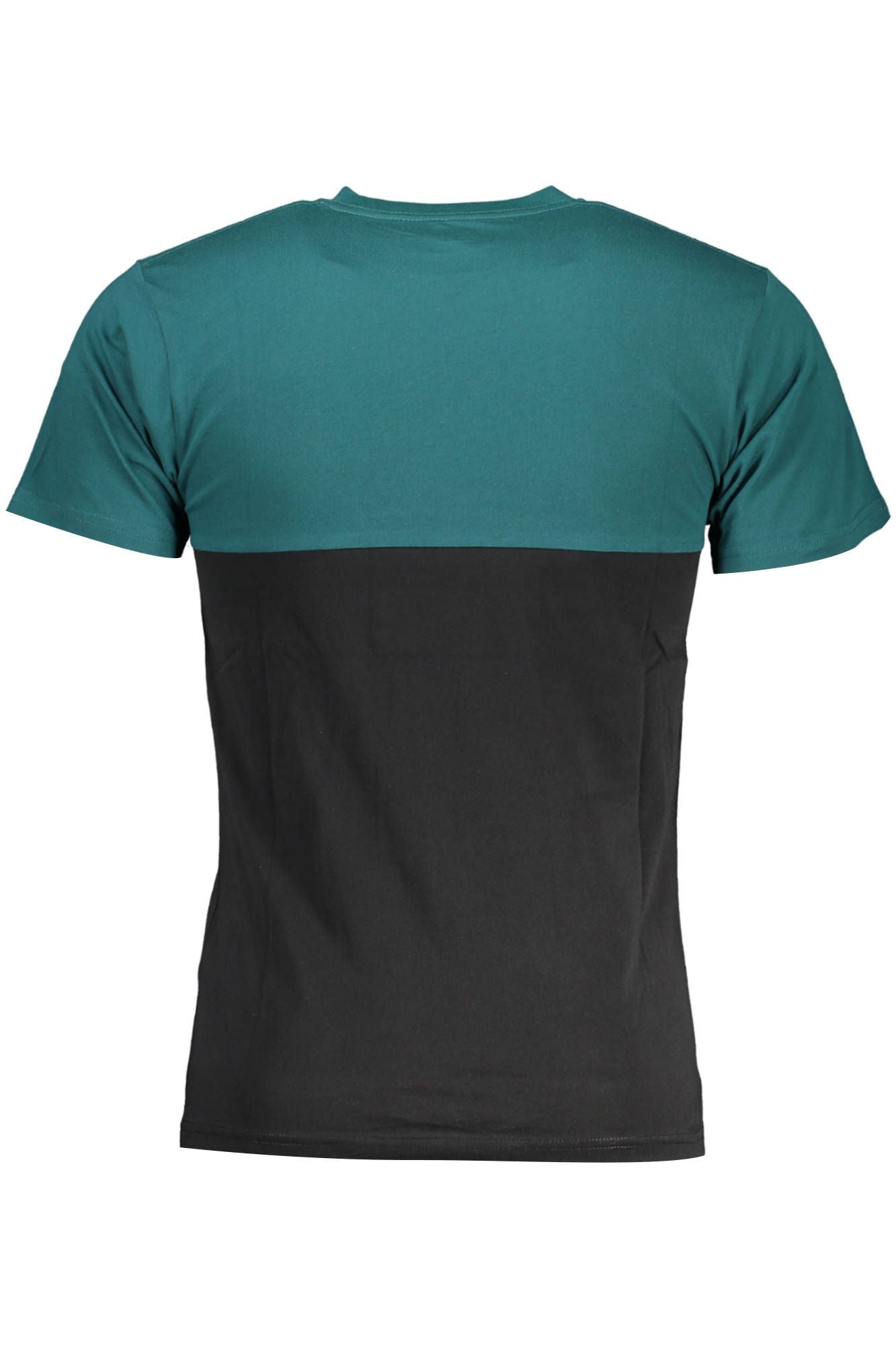 Green Cotton Men T-Shirt