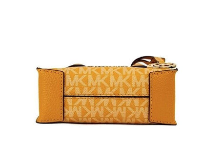 Bolso bandolera Mercer XS Honeycomb Gold Signature PVC North South