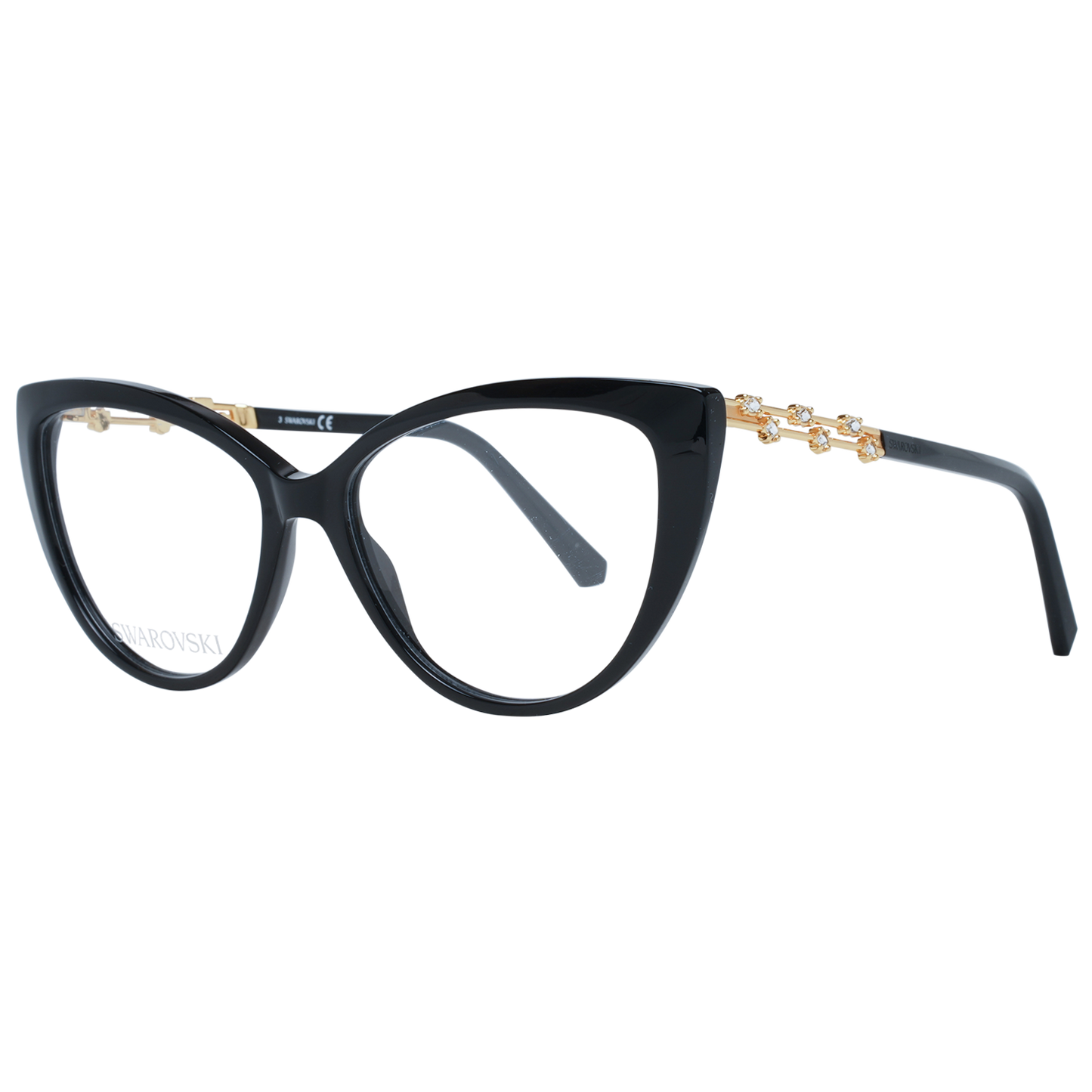 Elegant Black Cat Eye Designer Eyeglasses