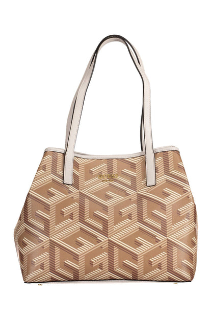 Bolso de mano de mujer en polietileno beige