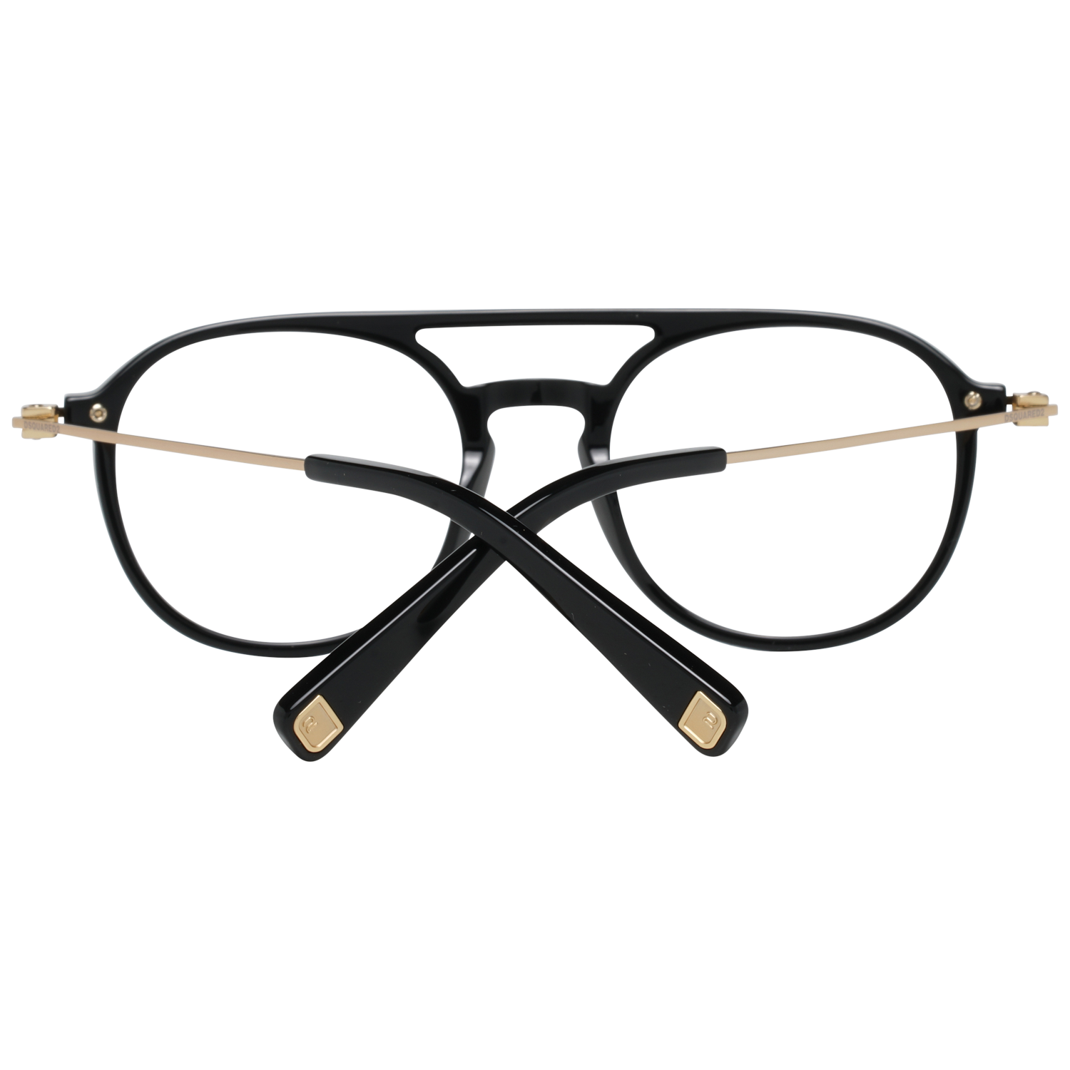 Elegantes gafas de diseño negras de montura integral