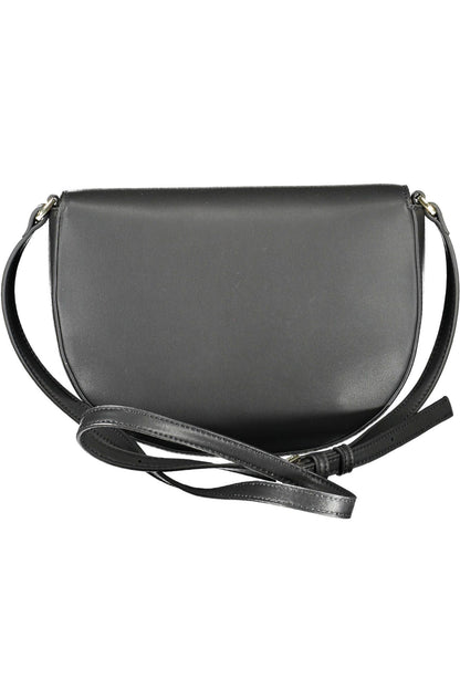 Bolso de mano de mujer de poliéster negro