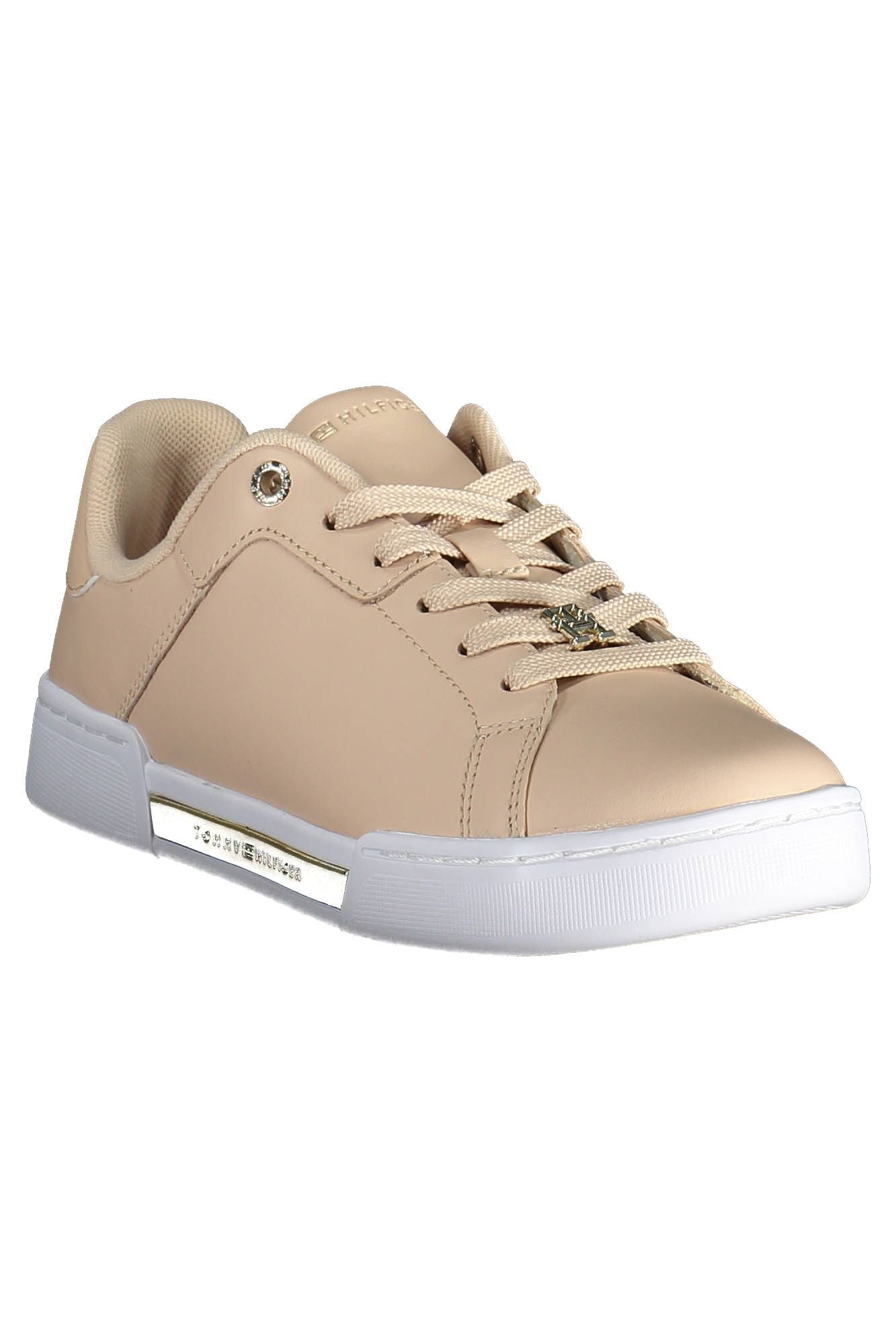 Pink Leather Women Sneaker