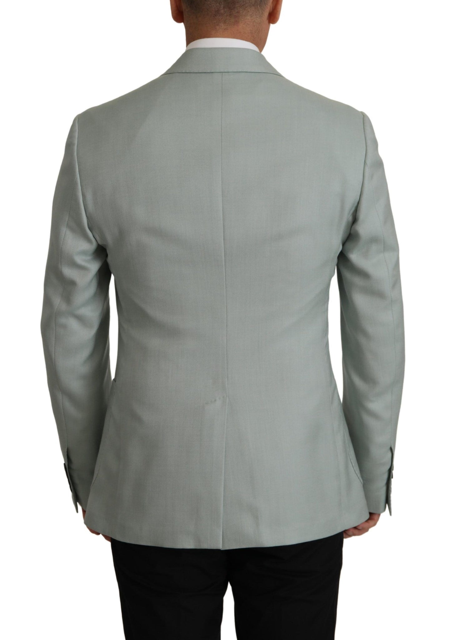 Chaqueta blazer elegante de seda y cachemira de corte entallado